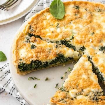 Spinach and Feta Cheese Quiche