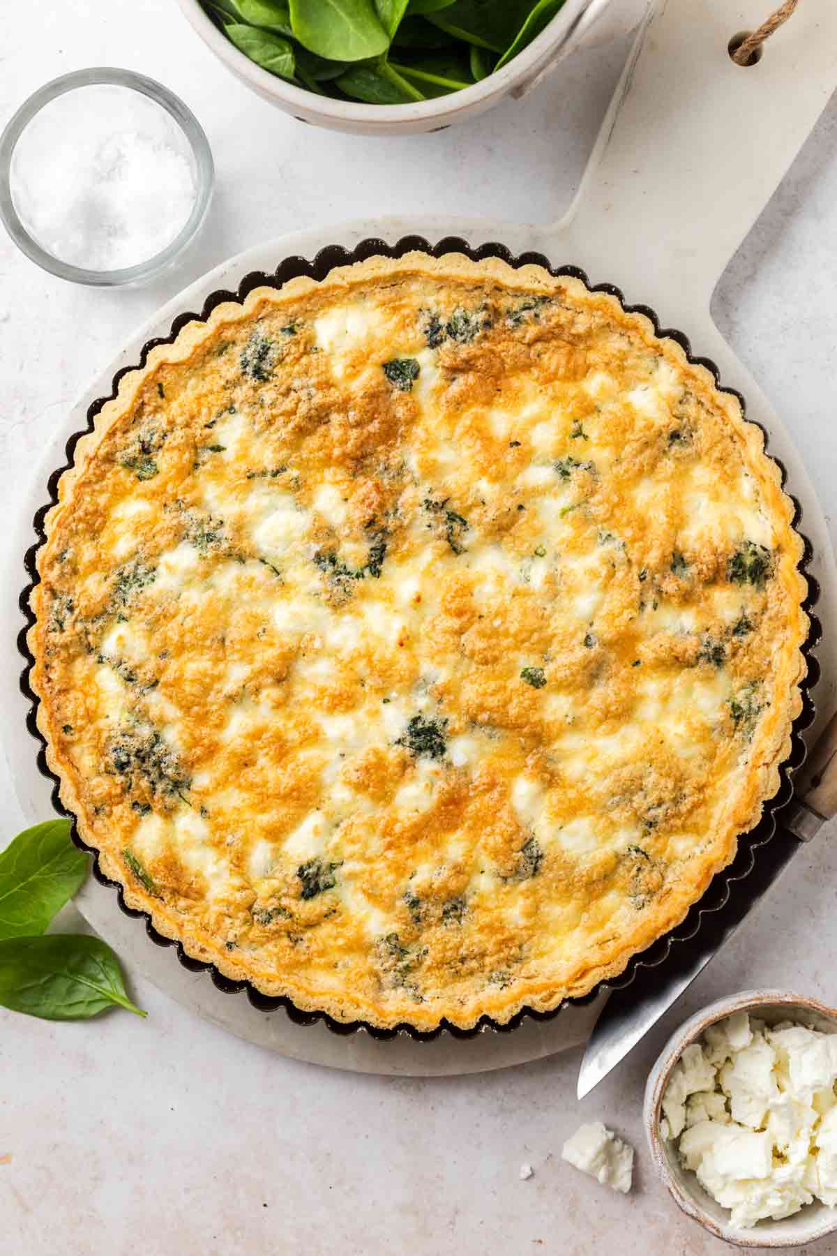 Spinach and Feta Souffle