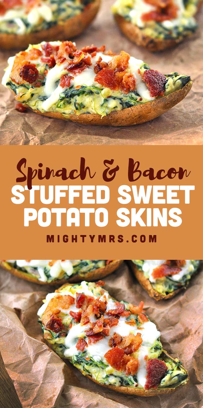 Stuffed Sweet Potato Skins