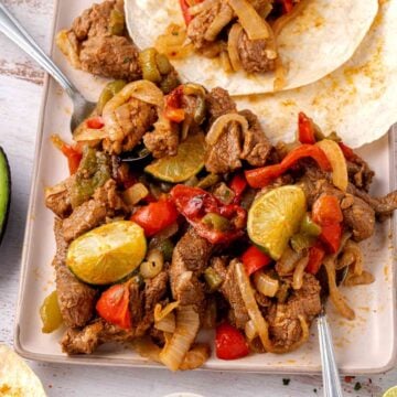 Easy Steak Fajitas