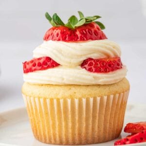 Strawberry Shortcake Cupcakes