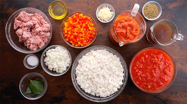 Stuffed Pepper Soup Ingredients