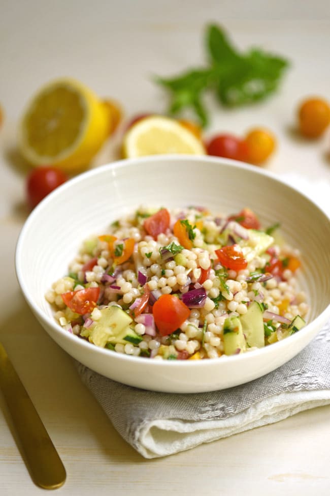 Summer Israeli Couscous Salad