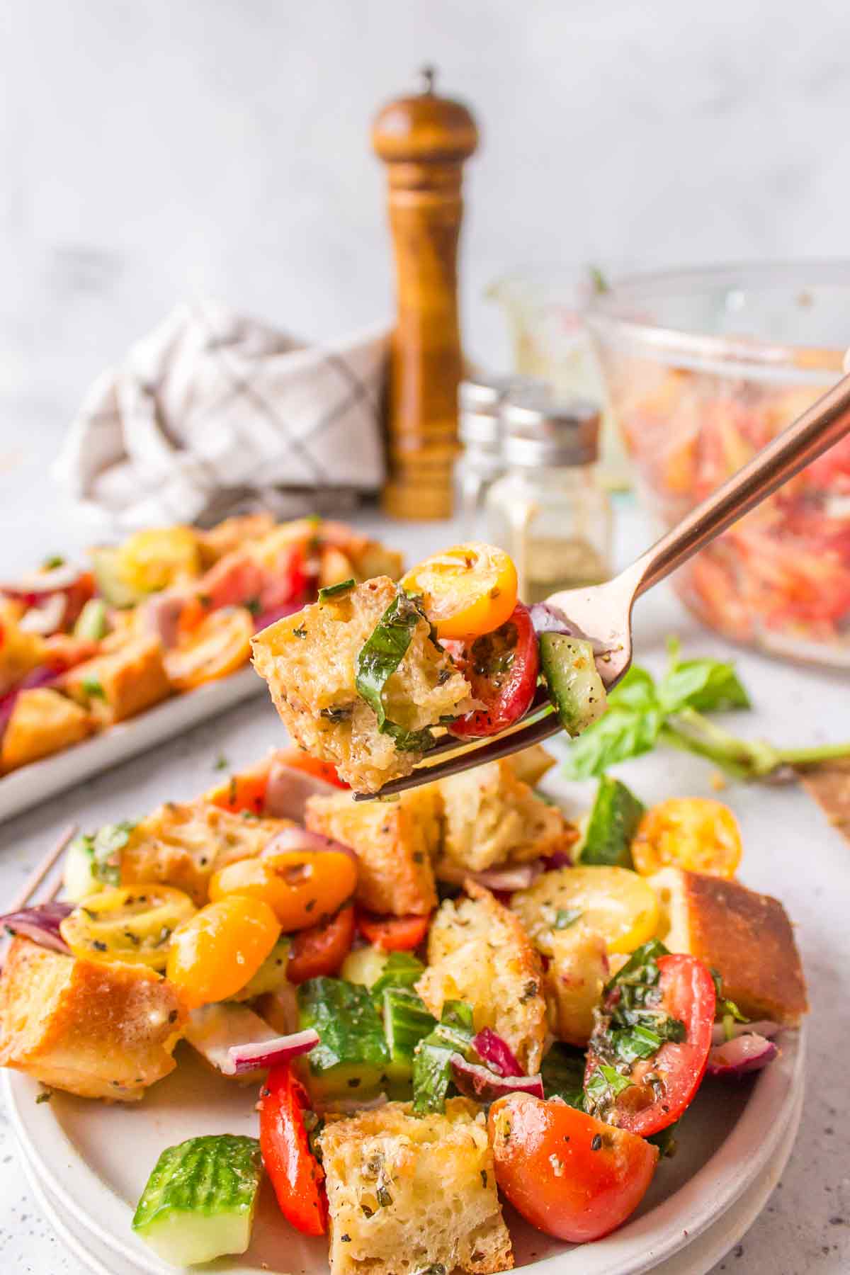 Summer Panzanella Salad