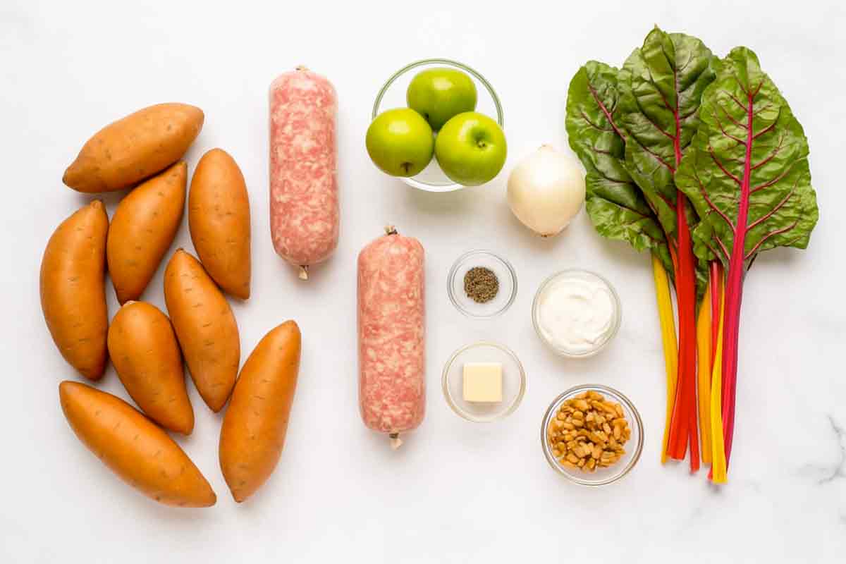 Sweet Potato Shepherd's Pie Ingredients