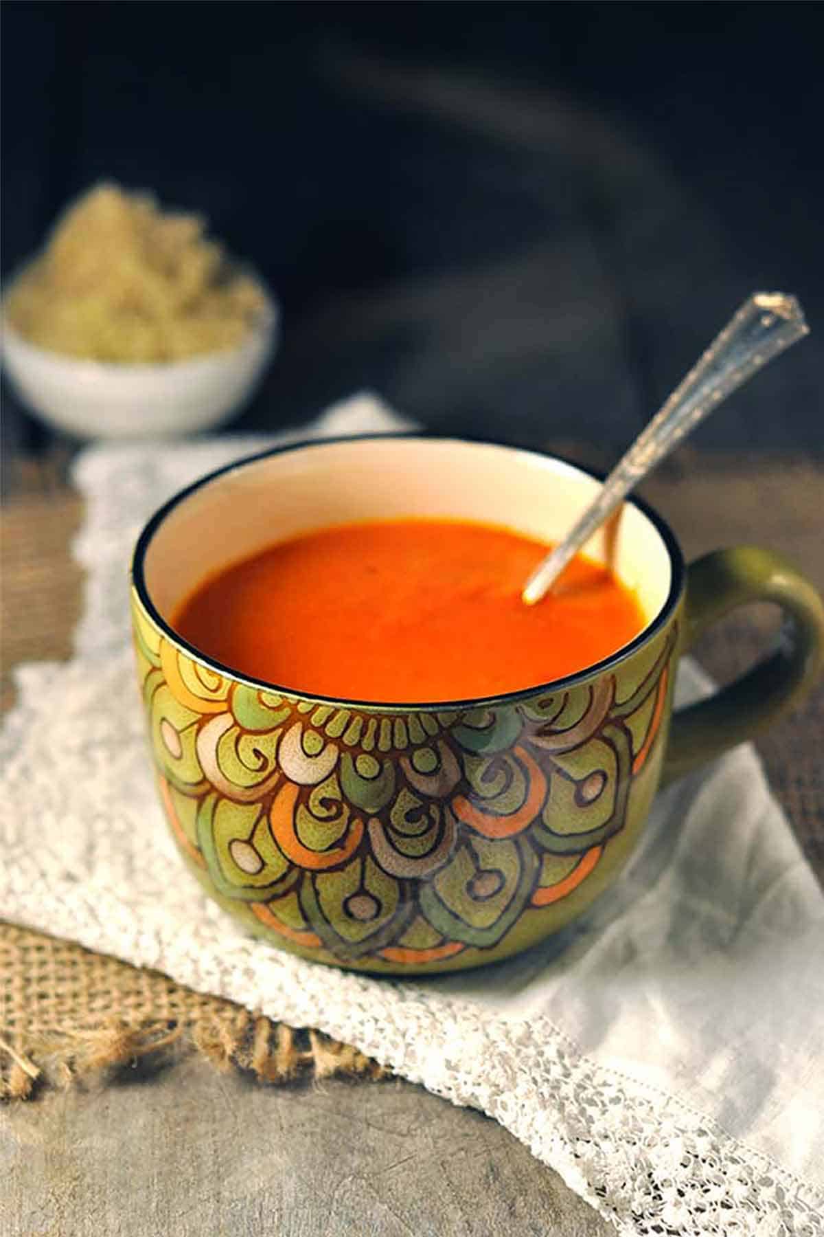 Thai Roasted Red Pepper Soup