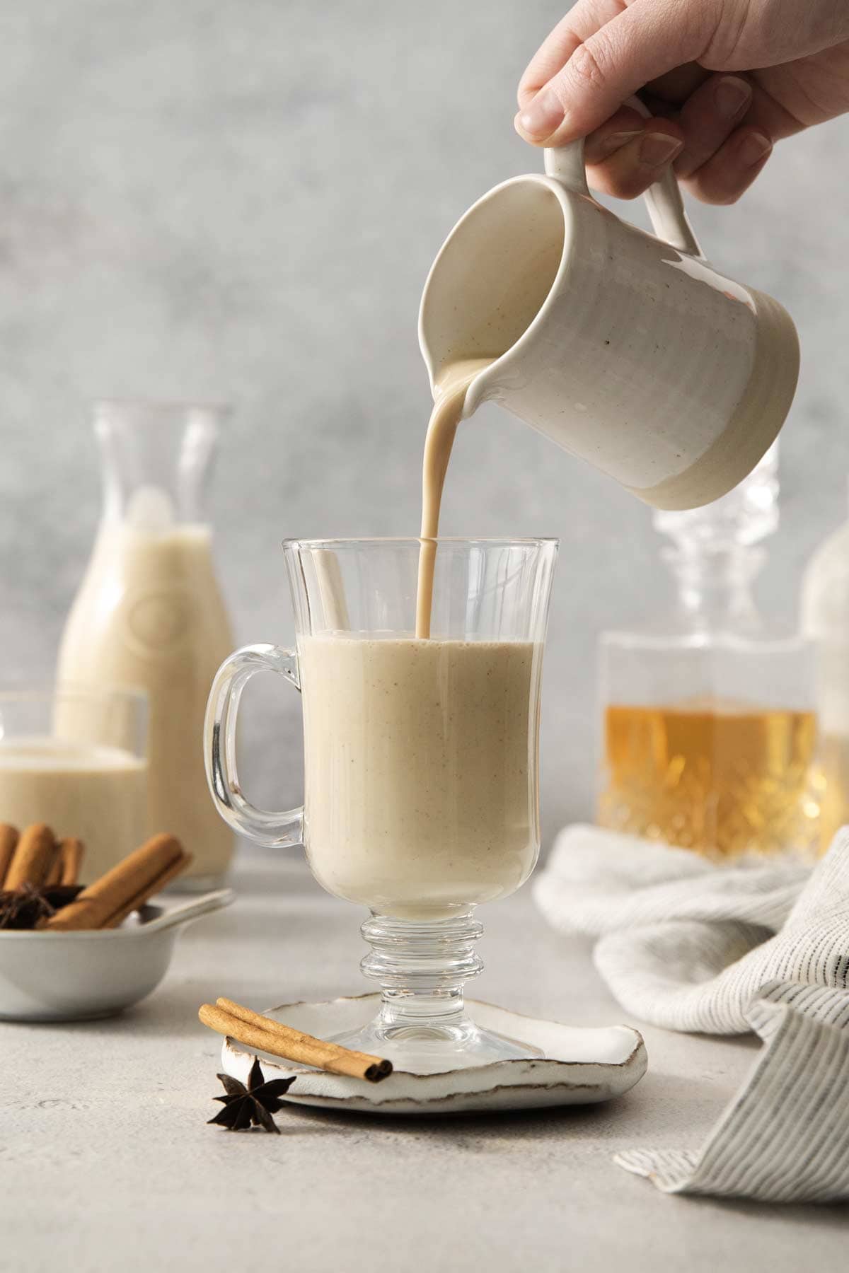 Thick Homemade Eggnog Recipe (Fully Cooked)