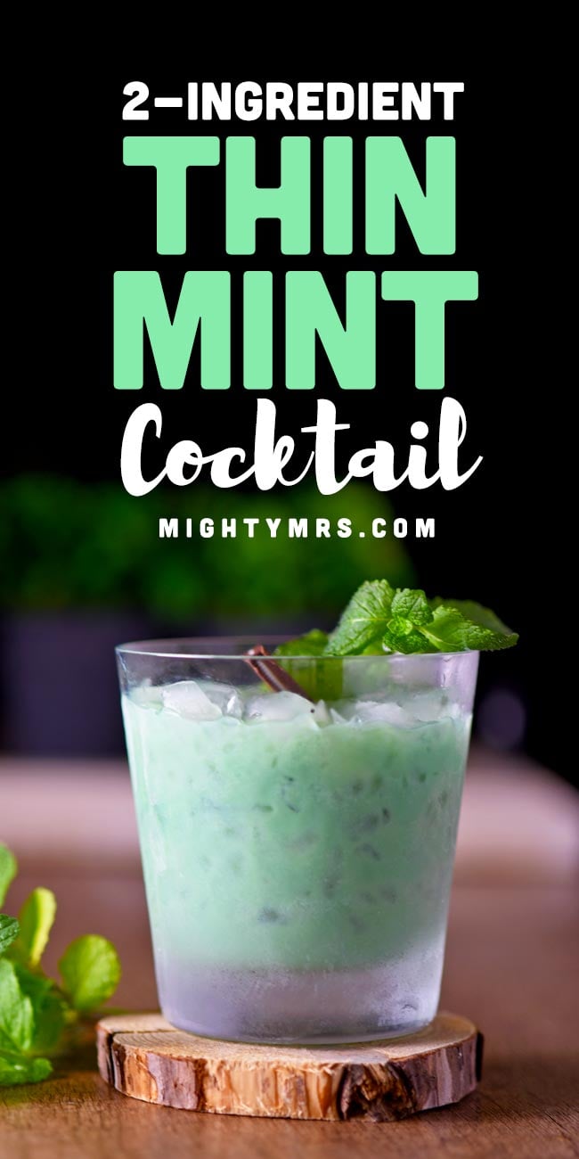Think Mint Cocktail - Just Two Ingredients 