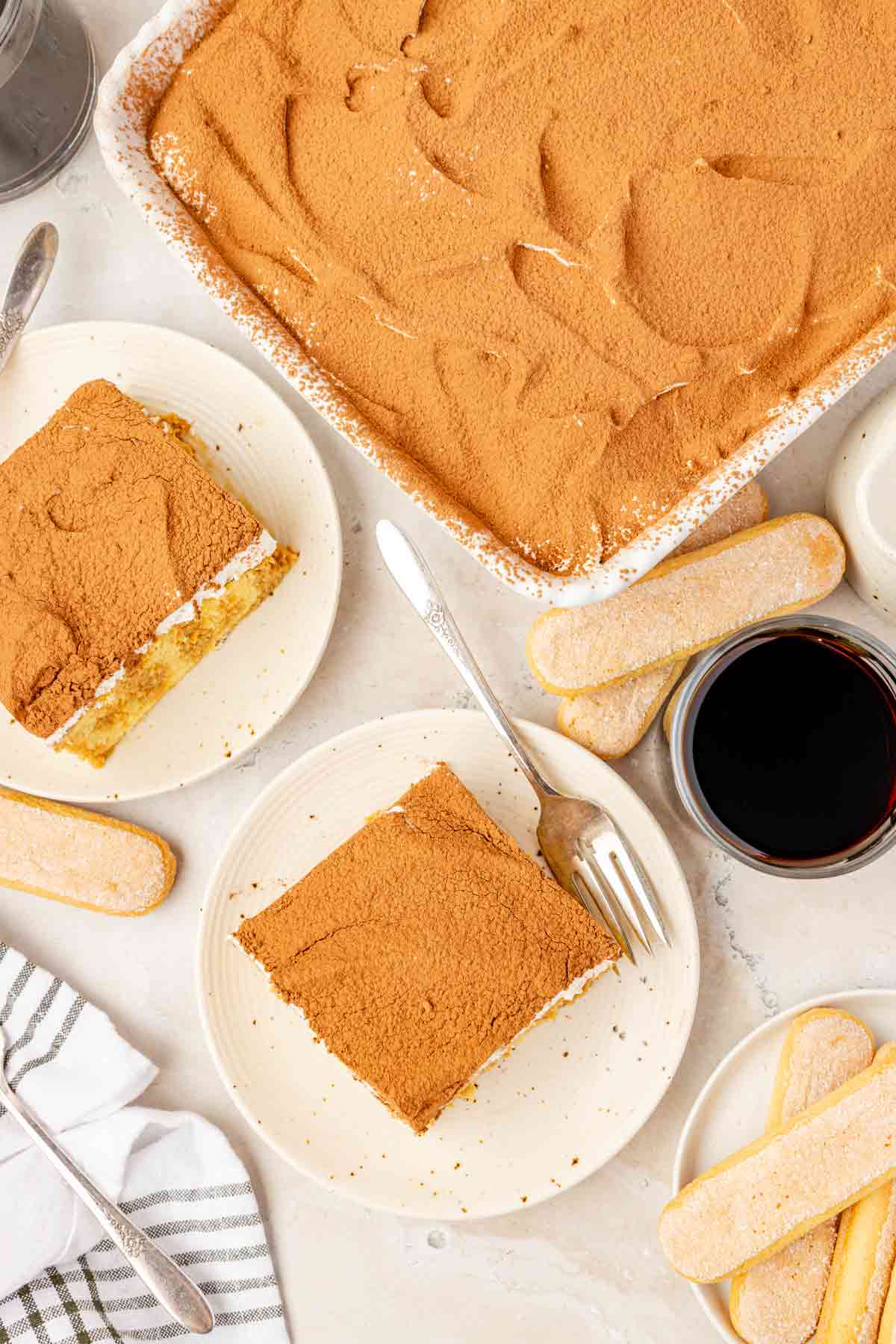 Easy Tiramisu Sheet Cake