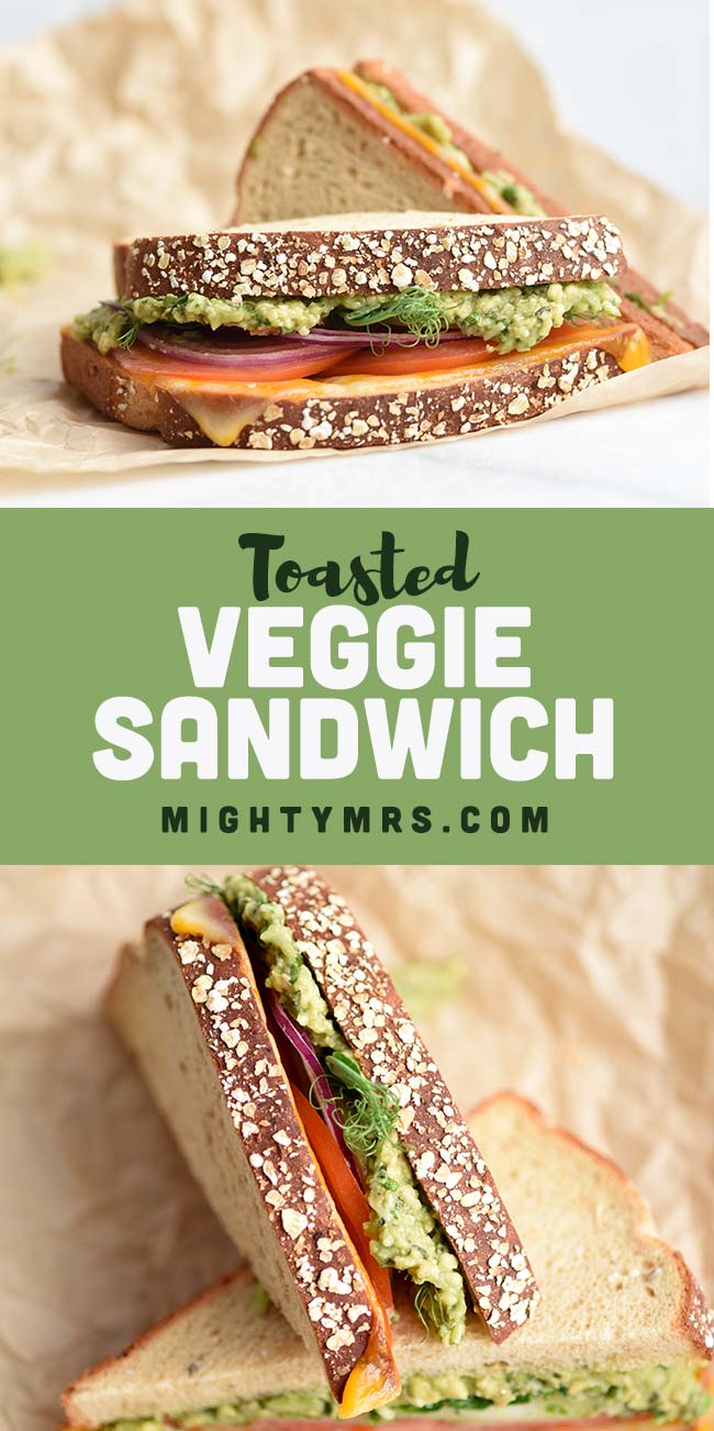 Toasted Veggie Sandwich