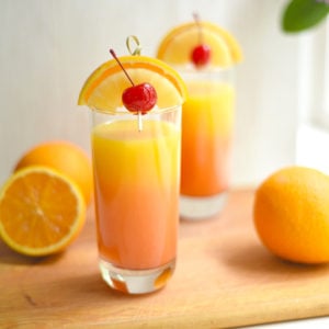 Tropical Pineapple-orange Tequila Sunrise