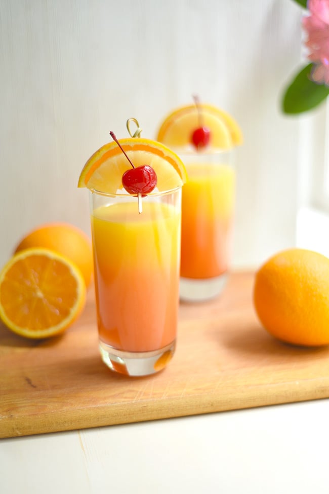 Tropical Pineapple-orange Tequila Sunrise