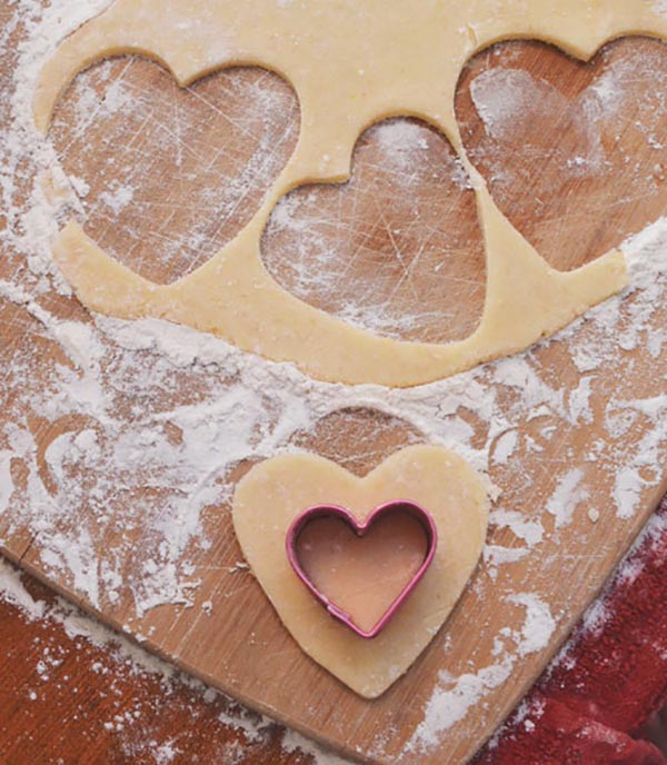 Stained Glass Heart Cookies for Valentine's Day