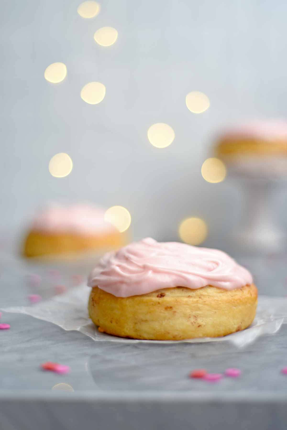 Pink Cinnamon Rolls