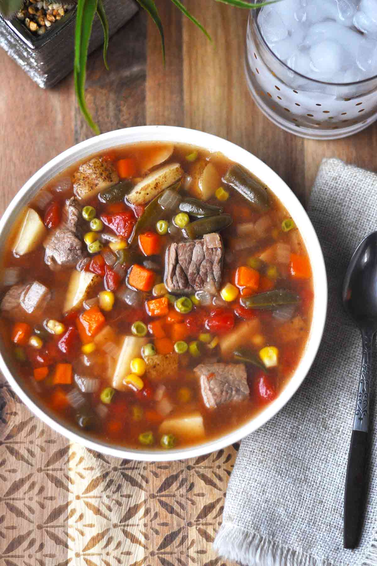 Old Fashioned Vegetable Beef Soup