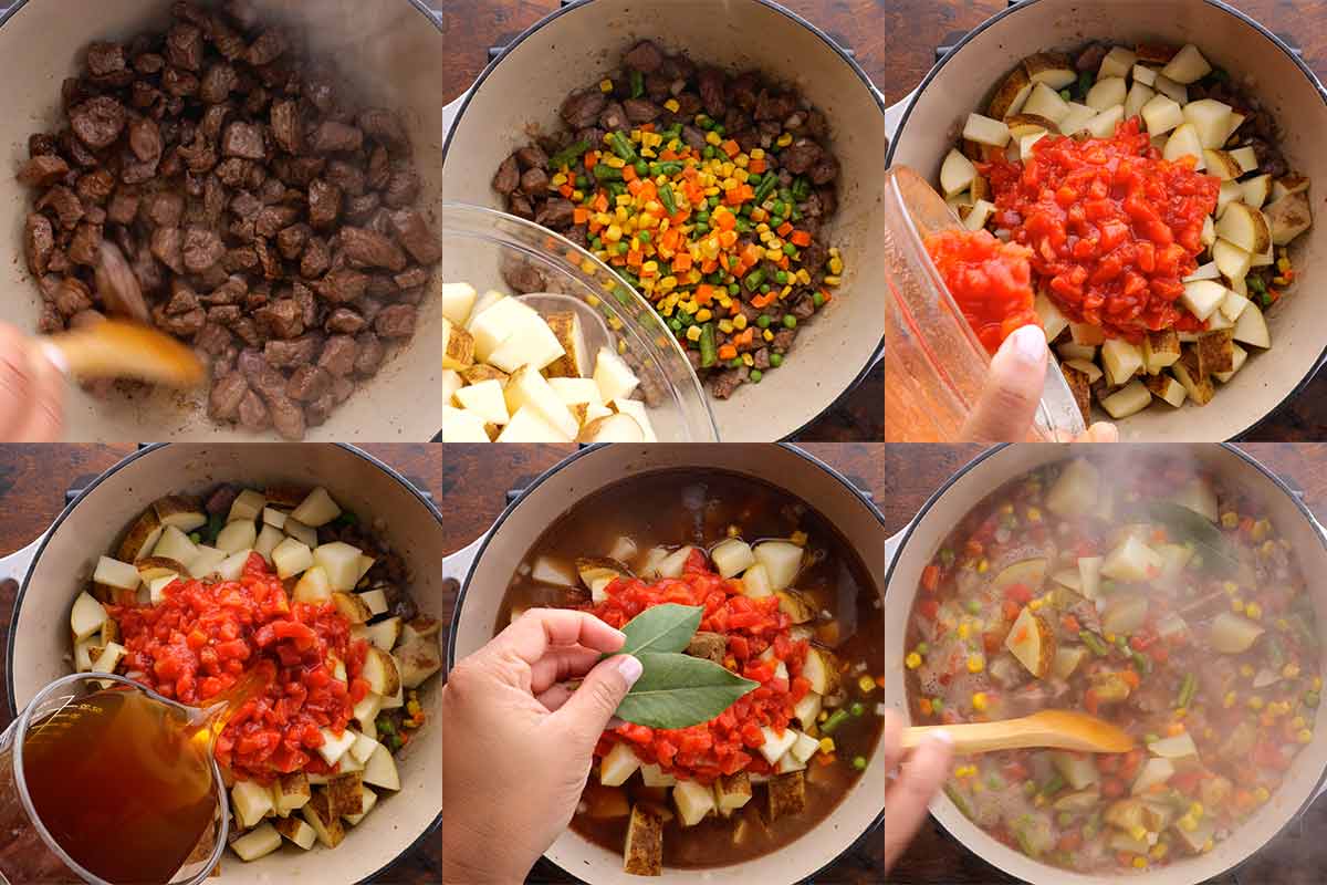 How to Make Vegetable Beef Soup Step by Step