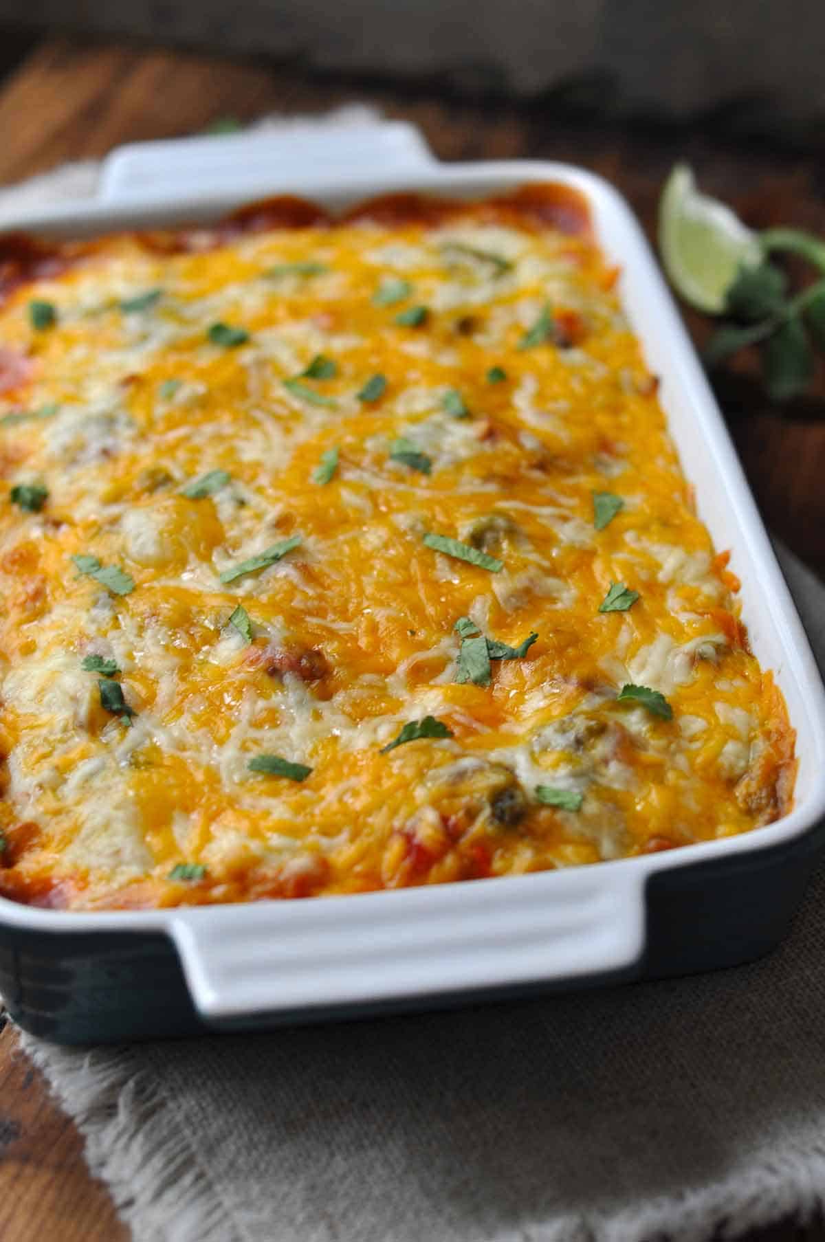 Vegetarian Enchilada Casserole