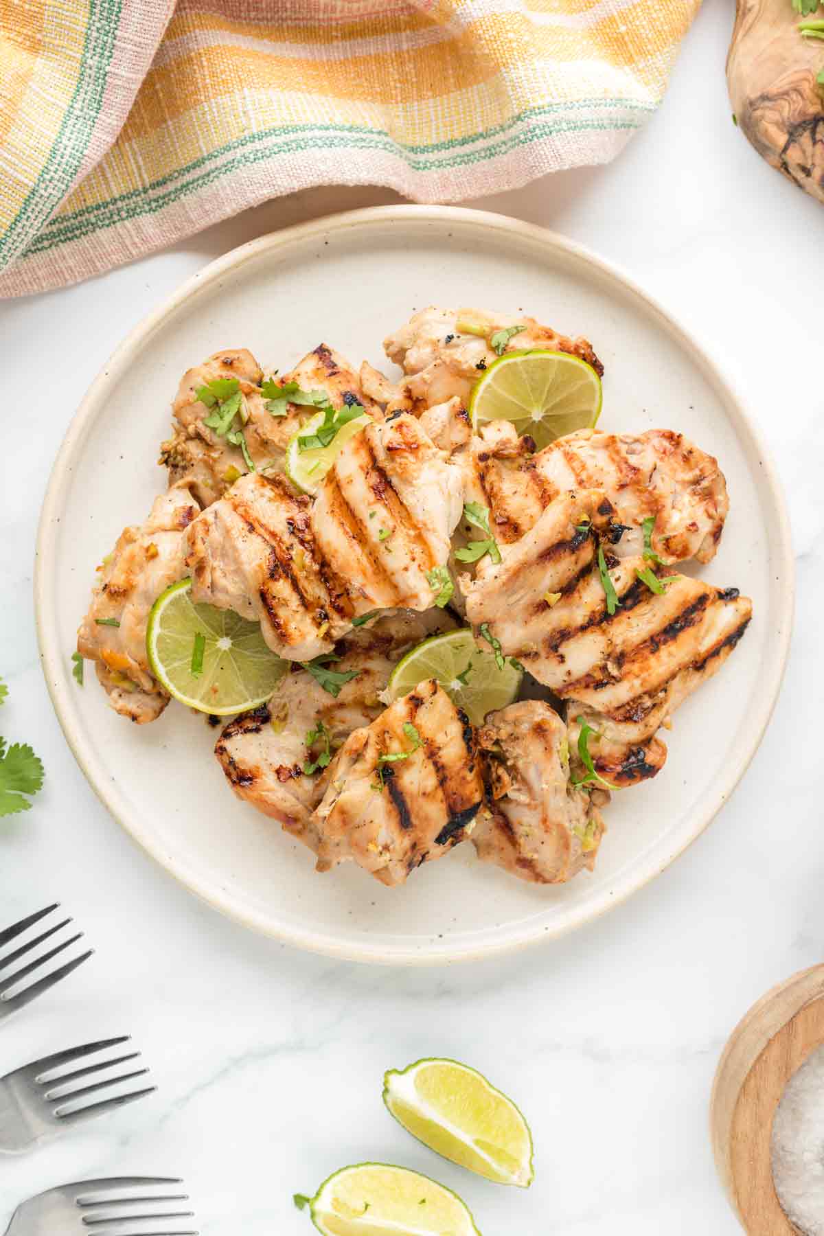 Vietnamese Grilled Chicken with Coconut-Lime-Ginger Marinade