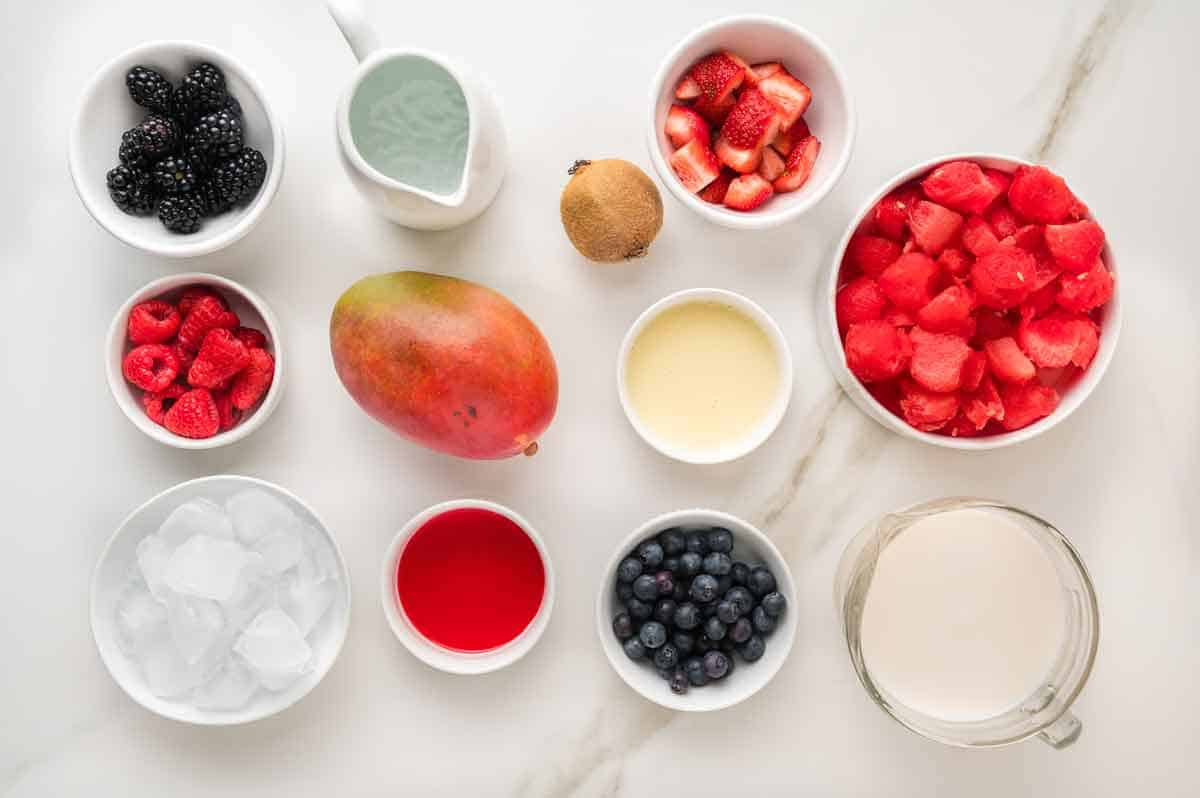 Hwachae Fruit Punch Ingredients