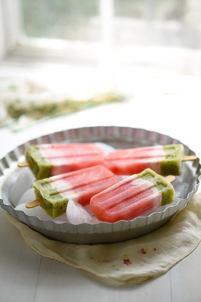 Homemade Watermelon Popsicles