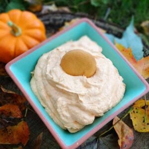 Whipped Pumpkin Fluff Dip with or without cream cheese